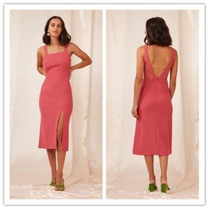 NWT Finders Keepers PALERMO DRESS Rose